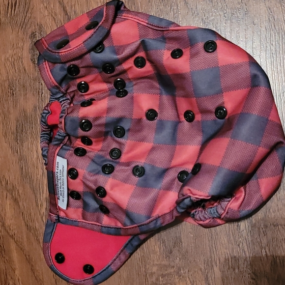 Buffalo plaid diaper cover(insert not included) - Picture 3 of 5
